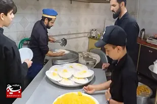 سفره عزای شهادت امام جعفر صادق(ع) در حوزه علمیه اسدآباد برپا شد
