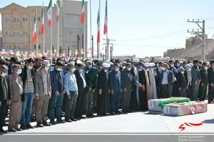 تشیع و خاکسپاری شهید مهدی جهانتیغ در زاهدان