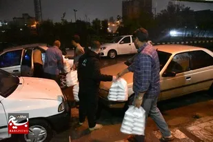 خدمت رسانی گروه های جهادی در زاهدان