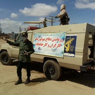 ضدعفونی و غربالگری کارگران و کارخانجات صنعتی استان زنجان به دست کارگران