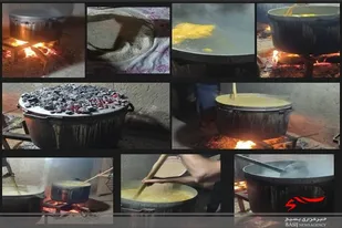 طبخ و توزیع ١٠٠٠ پرس حلیم گرم توسط بسیجیان پایگاه موسی کلیم الله حوزه نبی اکرم زاهدان