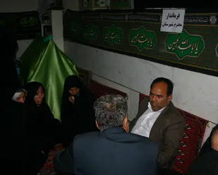 میزخدمت در محله اسلامی قائمیه شهرک ولیعصر (عج) شاهرود