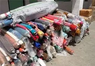 محموله میلیاردی پارچه های قاچاق کشف شد