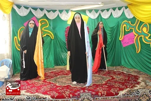 جشن بزرگ عهدی با مهدی (عج) ویژه دختران و بانوان در بجستان+فیلم