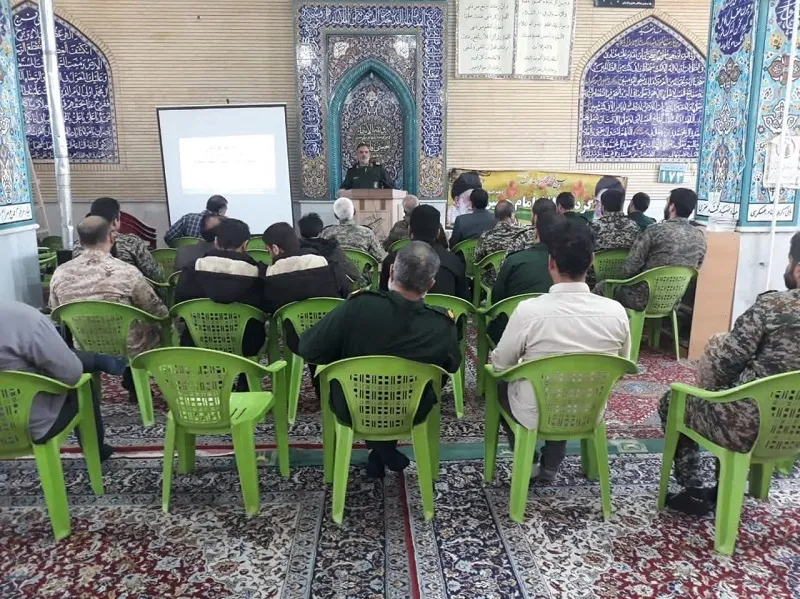 برنامه تکریم و معارفه فرمانده گردان ۱۱۲ امام حسین(ع) برگزار شد