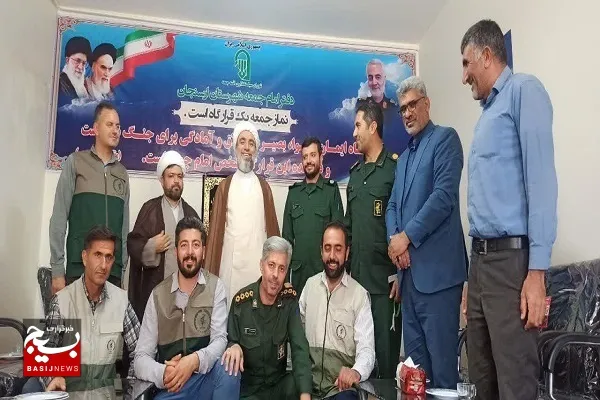 اعضای شورای جهادی ناحیه مقاومت بسیج با امام جمعه شهرستان دیدار کردند