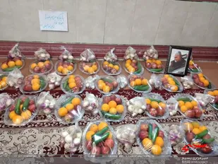 توزیع بسته های یلدایی توسط پایگاه حضرت مریم (سلام الله علیها)