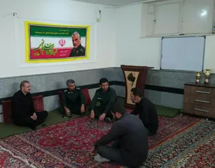حضور فرمانده سپاه شاهرود در پایگاه صاحب الزمان (عج) محله باغزندان+ تصاویر