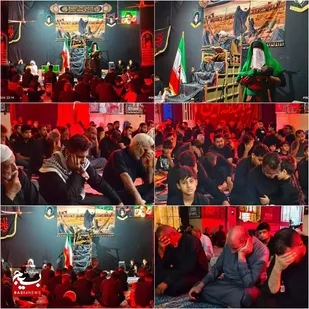 حماسه حضور در شب دهم محرم&zwnj;الحرام، شب وداع با سید و سالار شهیدان در مسجد جامع الهدی حمیدیه