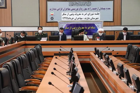 جلسه ستاد امر به معروف و نهی از منکر شهرستان شازند