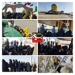 تجدید میثاق دانش آموزان فیروزکوهی باشهدای هشت سال دفاع مقدس