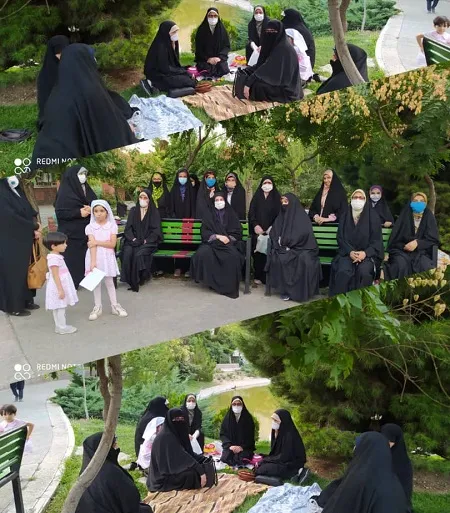 برگزاری حلقه صالحین پایگاه قائم در پارک تولد