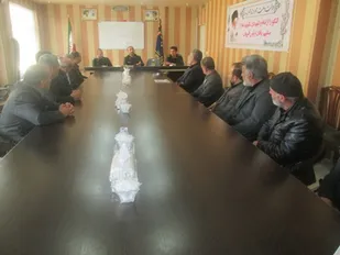 جلسه اخوت پدران سربازان سپاه ناحیه بهار برگزار شد