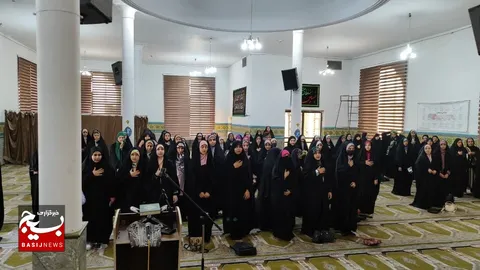 برگزاری دورهمی دخترانه دانش آموزی درحسینه سیدالشهدا ناحیه شهرستان اسلامشهر