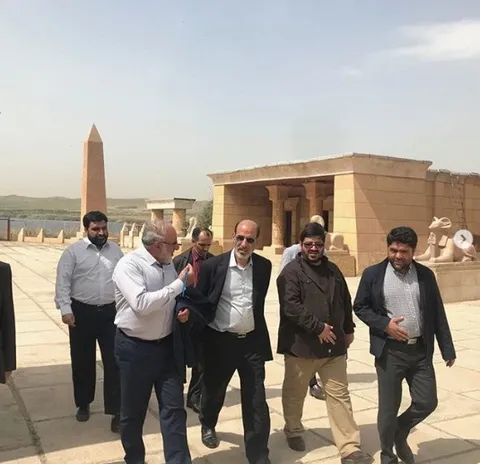 بازدید سردار سپهر از شهرک سینمایی انقلاب و دفاع مقدس