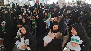 همایش بزرگ شیرخوارگان حسینی در شهرستان نایین