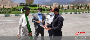 زائر پیاده از نی ریز استان فارس مورد استقبال خادمیاران و همیاران رضوی قرار گرفت