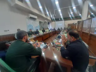 نشست تعاملی و همکاری سپاه و فرماندهی انتظامی شهرستان شاهرود