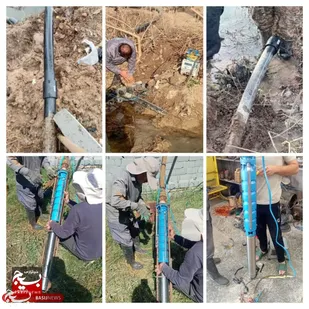 اجرای پروژه آبرسانی جهادی در روستای زیدعلیا؛ بسیج سازندگی میاندرود در کنار مردم