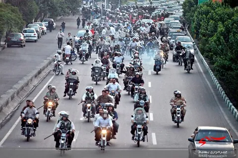 تصاویری از عملیات‌های نیروهای بسیج در اغتشاشات