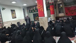 ویژه برنامه دختران حاج قاسم، نوجوانان عاشورایی در امیرآباد برگزار شد