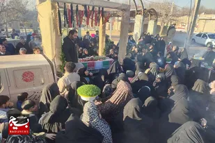 استقبال باشکوه مردم از شهید خوشنام در روستای تکه&nbsp; و دره ابراهیم نهاوند