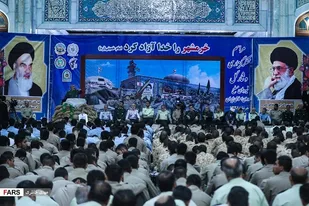 آئین شکرگزاری و نثار گل نیرو&zwnj;های مسلح جمهوری اسلامی ایران در سالروز آزادسازی خرمشهر