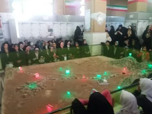 حضور دانش آموزان دختر سمنانی در مناطق عملیاتی غرب کشور+ تصاویر