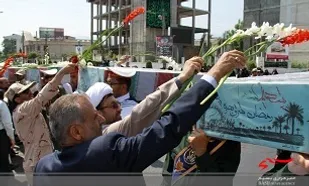 مردم مازندران در تشییع شهدا حماسه عاشورایی به نمایش گذاشتند
