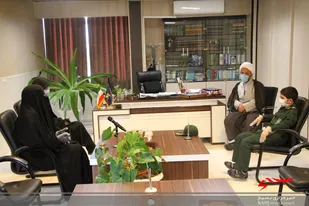 دیدار خانواده شهید خیزاب با مسئول نمایندگی ولی فقیه سپاه صاحب الزمان(عج)