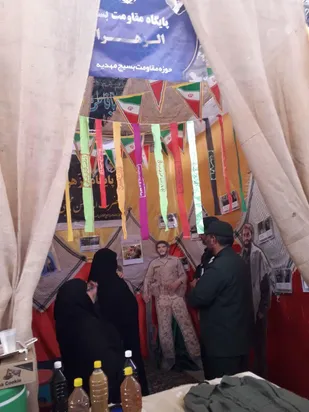 افتتاح جشنواره اسوه حوزه مهدیه با حضور مسئولین ناحیه شهید محمد منتظر قائم