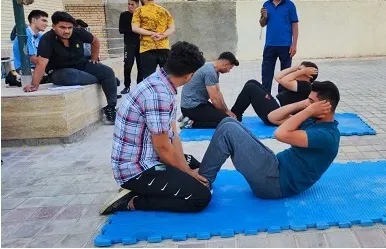 برگزاری آزمون آمادگی جسمانی ویژه بسیجیان گردان