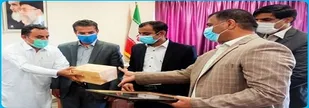 تجلیل از استاد برجسته و مولف کتاب سال جمهوری اسلامی ایران در چابهار