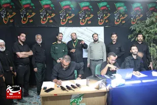 بازدید فرمانده ناحیه بسیج مالک اشتر از مواکب رضوی