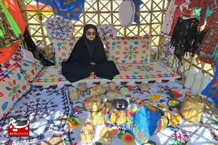 نمایشگاه صنایع دستی و مواد غذایی در بخش دامن شهرستان ایرانشهر برگزار شد