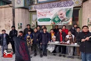 برپایی ایستگاه صلواتی توسط پایگاه بقیه الله(عج) همدان