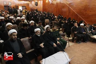 گرامیداشت سالروز تشکیل بسیج دانشجویی و طلبه در اردبیل با حضور پیکر مطهر شهید گمنام
