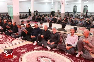 مراسم یادبود و شام غریبان &laquo;رهبر شهید در روستای کوشک&zwnj;آباد بهار
