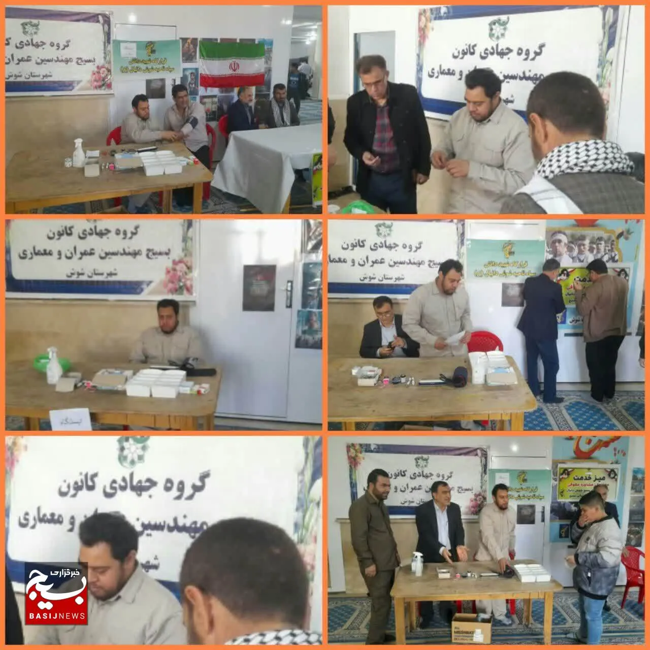 بر پایی میز خدمت امید ملت ایران در نماز جمعه این شهرستان به منظور رفع مشکلات مردم