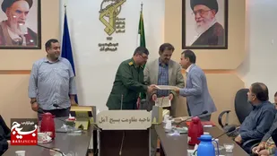 کادر درمان مواکب سلامت بسیج جامعه پزشکی آمل تجلیل شدند
