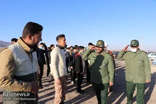 صبحگاه مشترک گروه&zwnj;های جهادی استان سمنان درمنطقه کوه زر دامغان