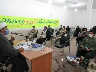 دیدار بسیجیان و پاسداران درمیان با امام جمعه شهرستان