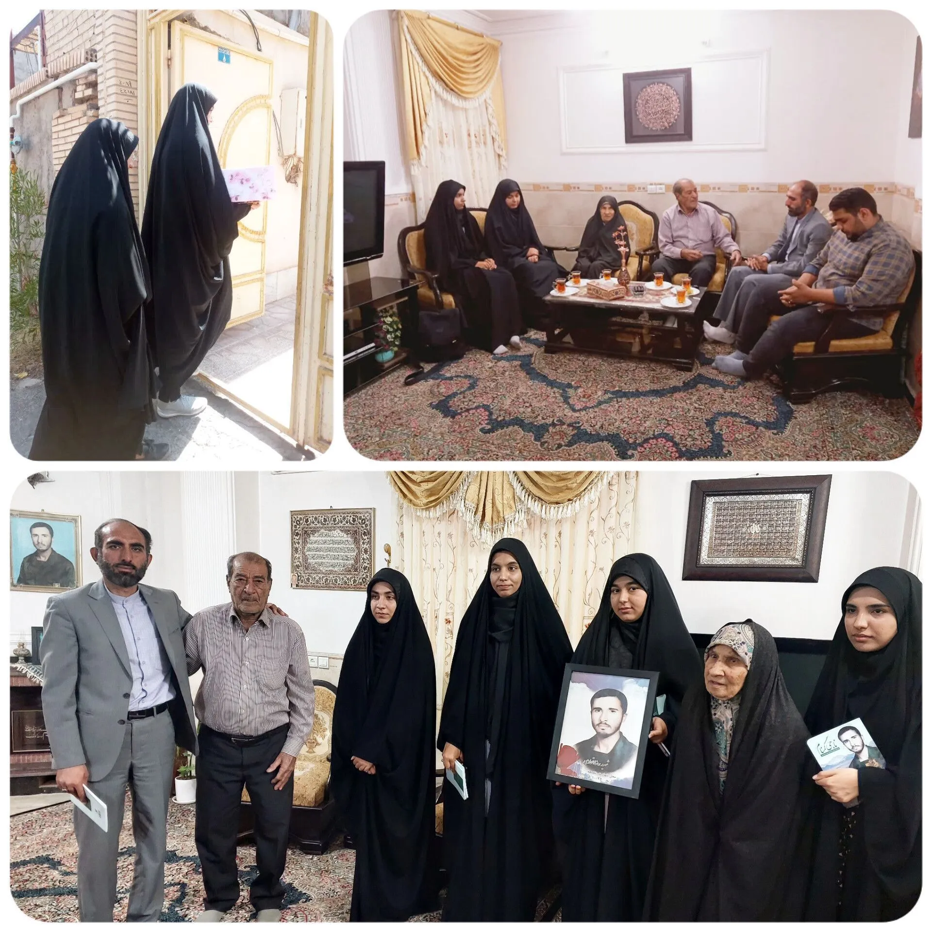 دیدار با خانواده سردار شهید رضا اتحادی