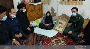 دیدار از سه خانواده شهید در شهرستان دیلم
