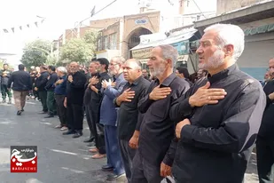آیین سوگواری و عزاداری شهدای دشت نینوا در تویسرکان برگزار شد
