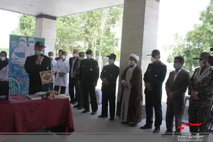 تجلیل مدافعان امنیت از مدافعان سلامت در مراغه