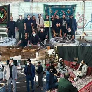 کمک مومنانه بسیجیان سپاه ناحیه حضرت عبدالعظیم حسنی(ع) در ظهر تاسوعای حسینی