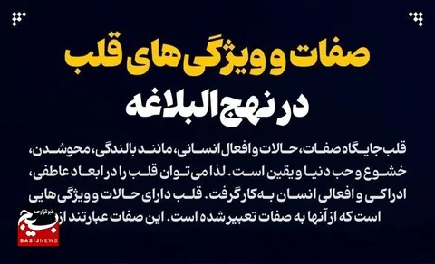 صفات و ویژگی های قلب در نهج البلاغه