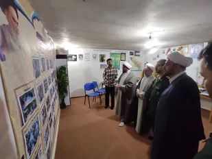 بازدید مسئول دفتر نمایندگی ولی فقیه در سپاه استان زنجان از پایگاه بسیج امام جواد(ع) آببر