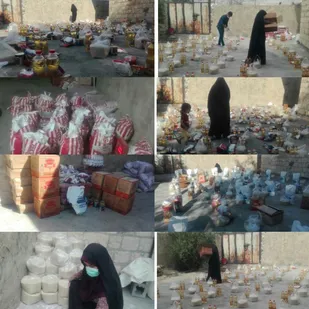 توزیع ۸۰ بسته معیشتی بین نیازمندان باشت و روستاهای اطراف